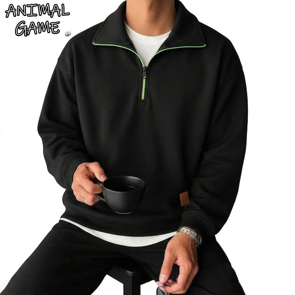 Outdoor Sport Hoodie - Men's Long Sleeve Half Zipper Sweatshirts