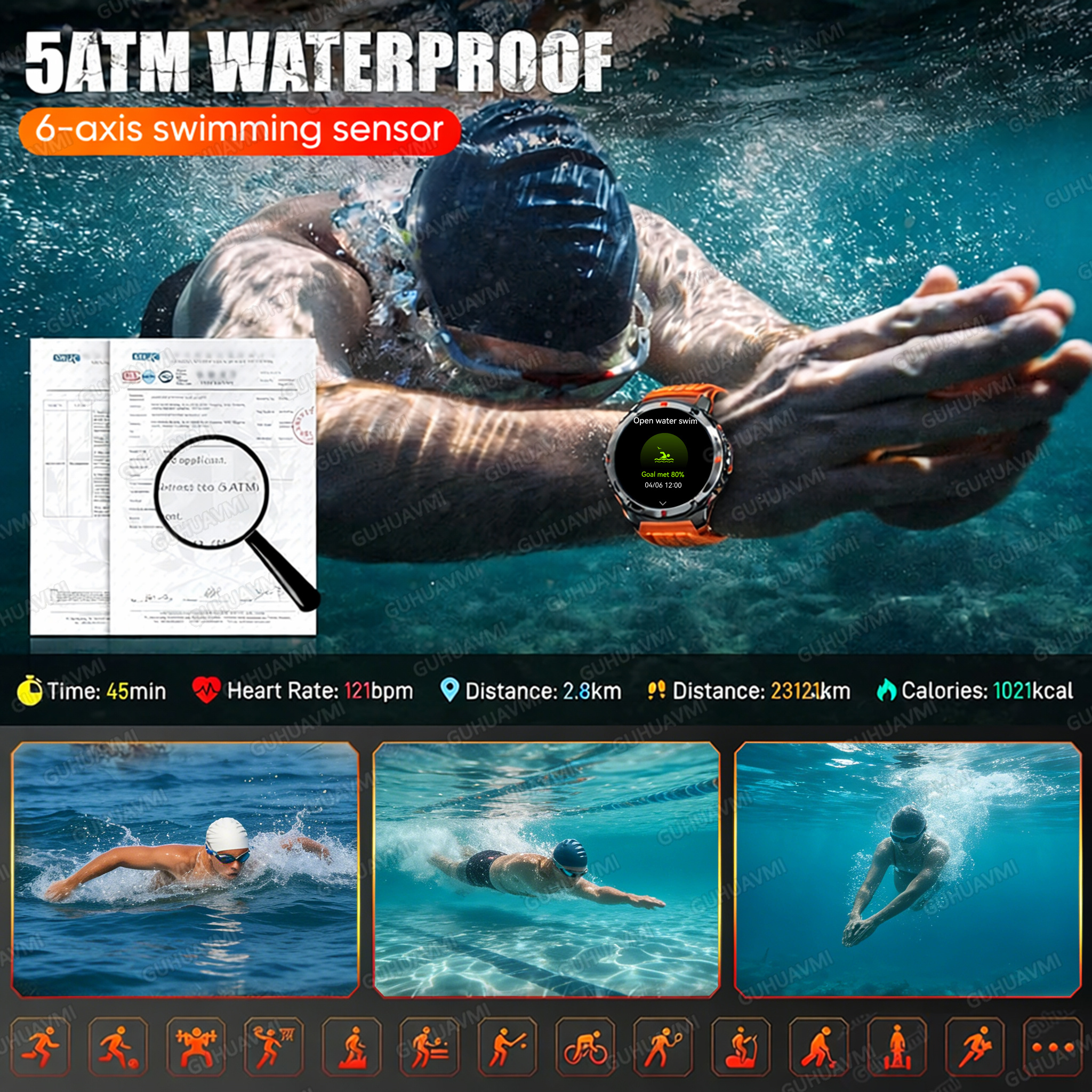 2026 Dual-Band GPS Smart Watch - Definition Of Outdoor Sport ulasan dan harga