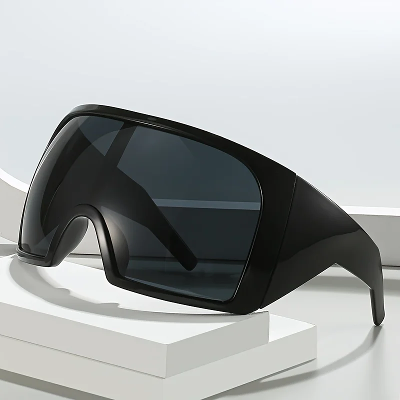 Oversized Sunglasses Men Wrap  - Outdoor Sport Glasses ulasan dan harga