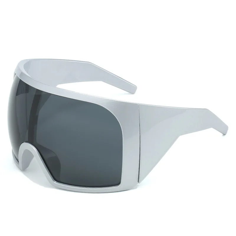 Oversized Sunglasses Men Wrap  - Outdoor Sport Glasses ulasan dan harga