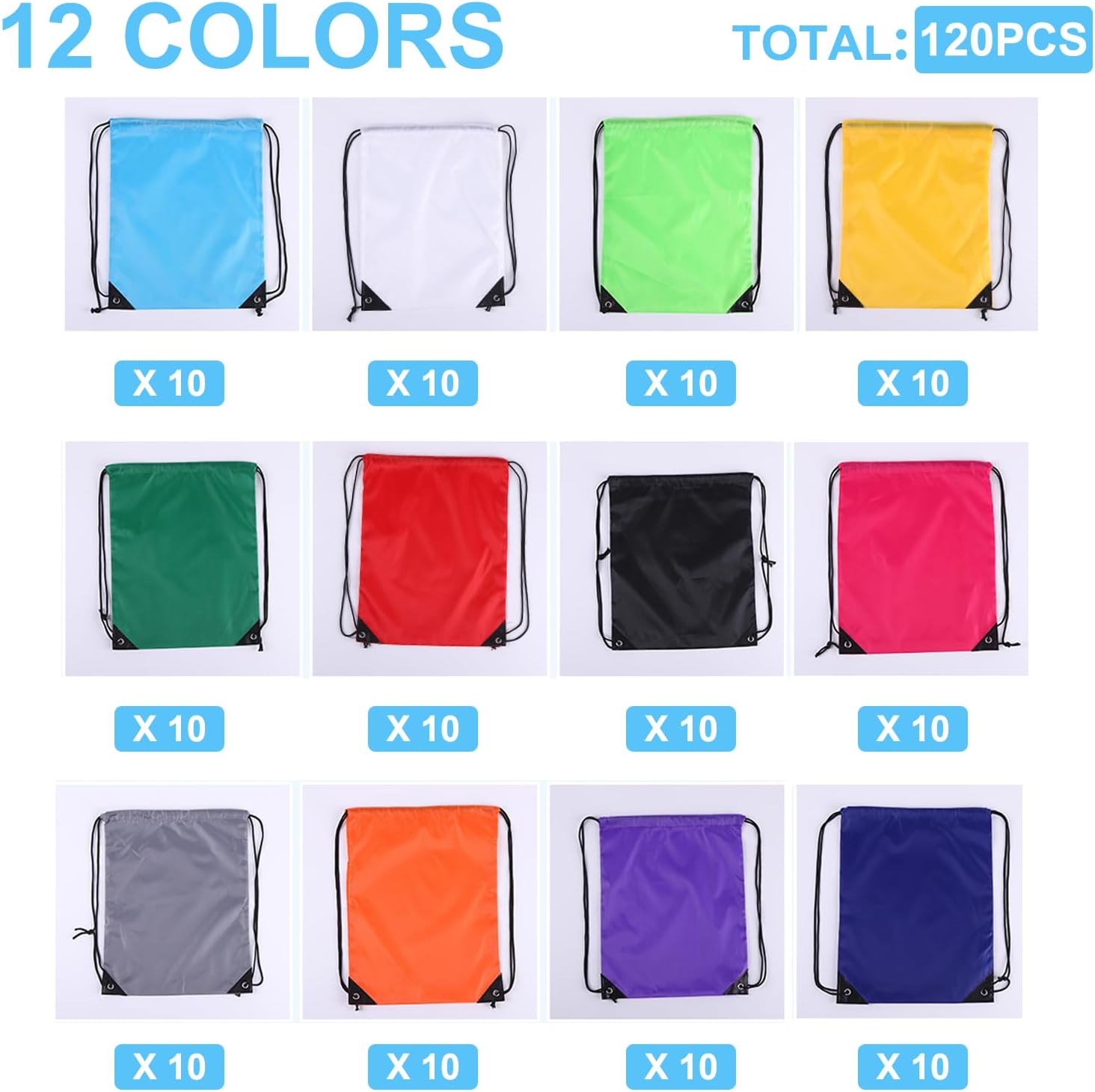 120PCS Drawstring Backpack Bul - Outdoor Sport Is ulasan dan harga