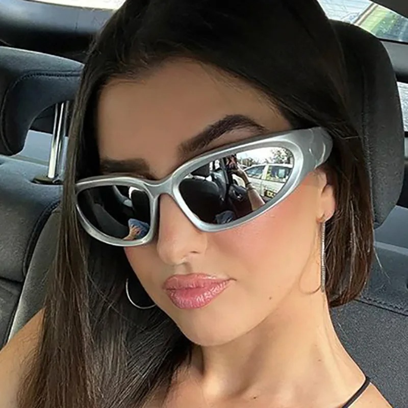 Luxury Y2K Sports Punk Sunglas - Outdoor Sport Glasses ulasan dan harga
