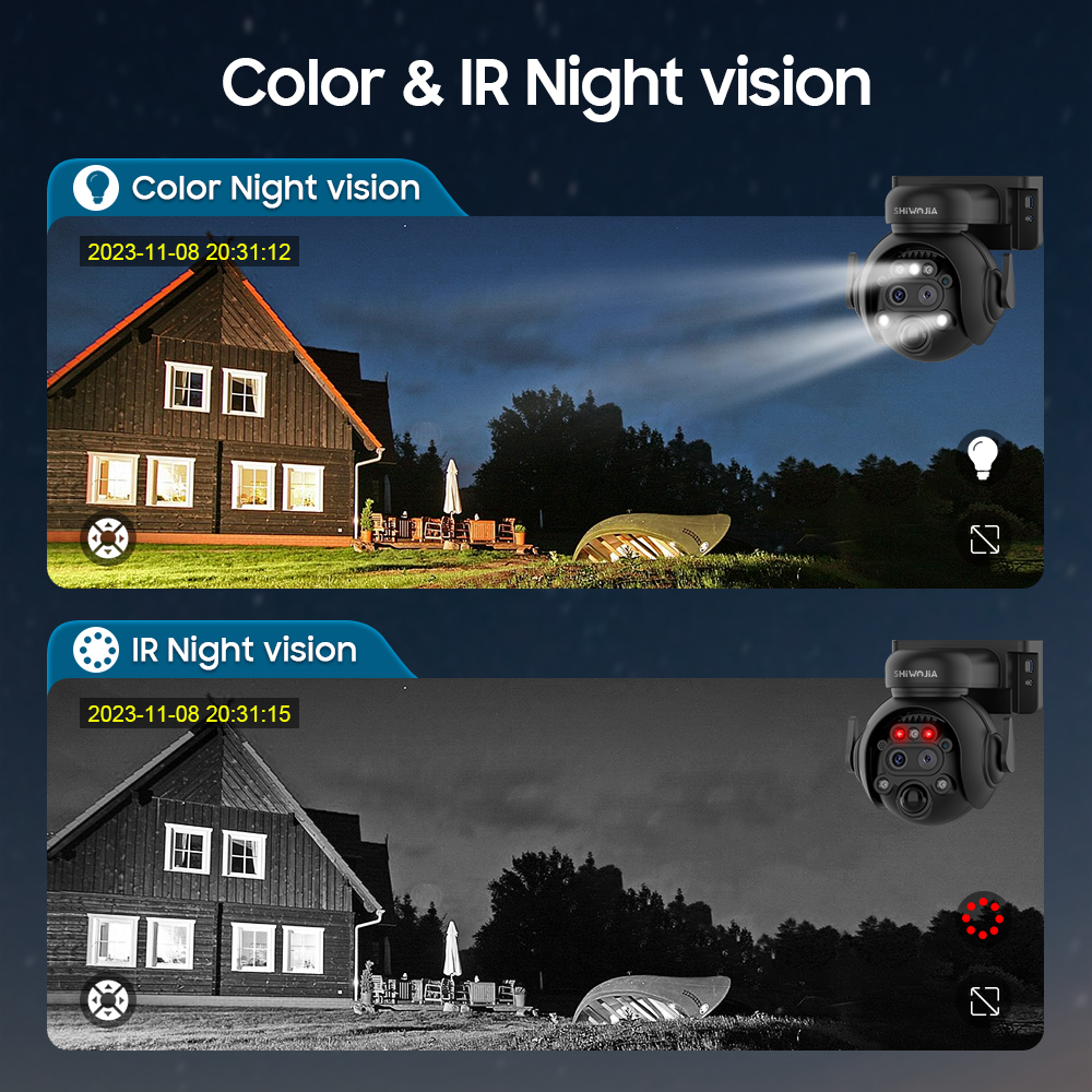 SHIWOJIA 12X Zoom 4G LTE Solar - Outdoor Sport Camera ulasan dan harga