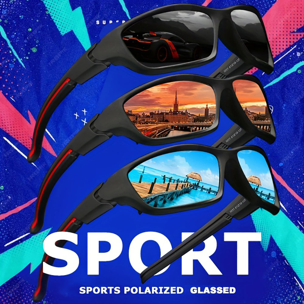 1/3pcs Advanced Cool Fantasy S - Outdoor Sport Glasses ulasan dan harga