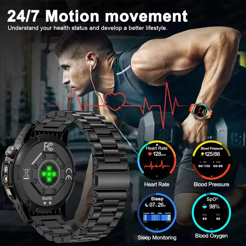 Men GPS Smart Watches 2025 New - Definition Of Outdoor Sport ulasan dan harga