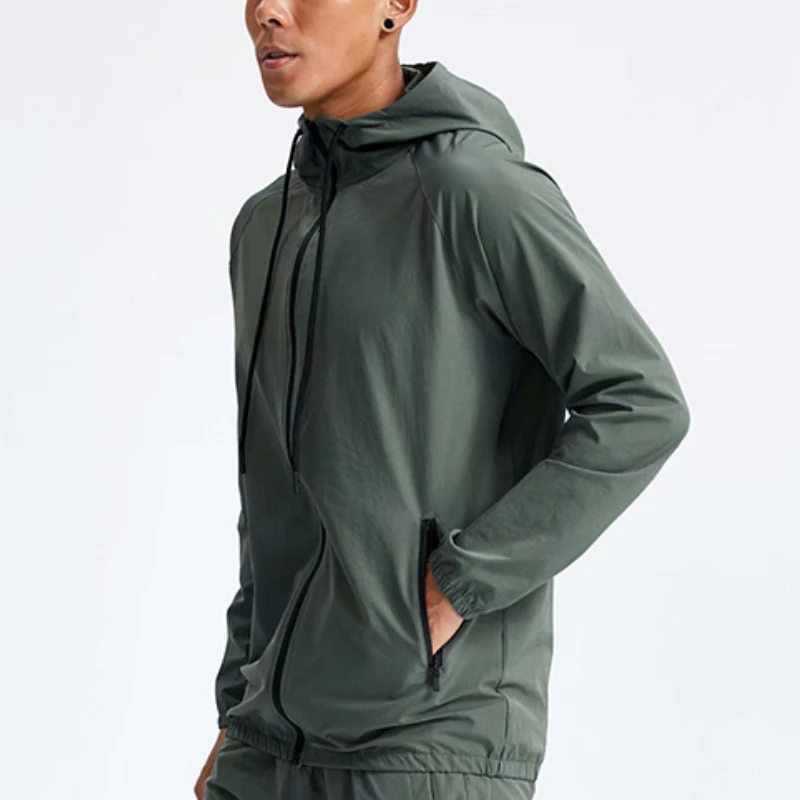 Men Fitness Sportswear Gym Tra - Outdoor Sport Hoodie ulasan dan harga