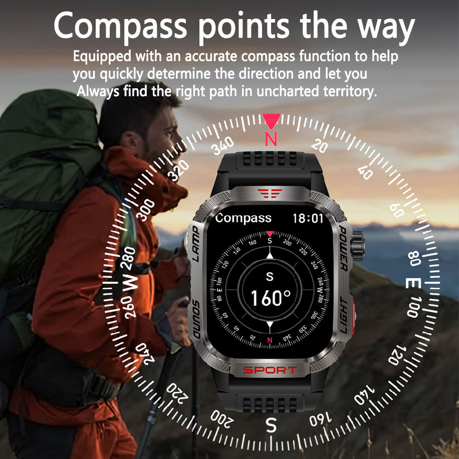 New Military GPS Smart Watch M - Outdoor Sport Day ulasan dan harga