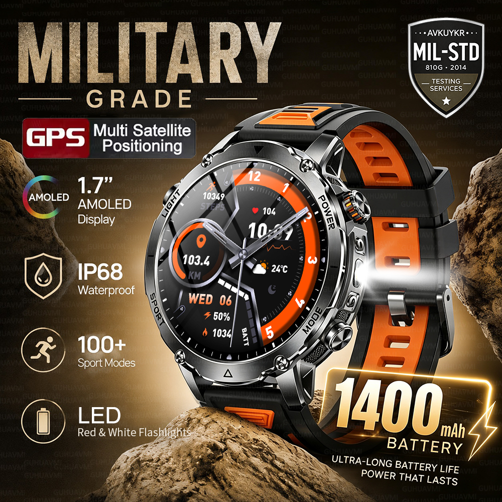 2026 New GPS Tracker 1400mAh S - Outdoor Sport Day ulasan dan harga