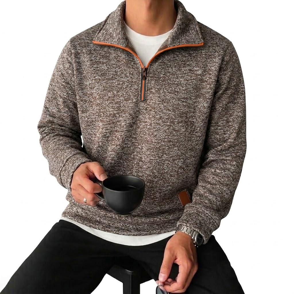 Men's Long Sleeve Half Zipper  - Outdoor Sport Hoodie ulasan dan harga