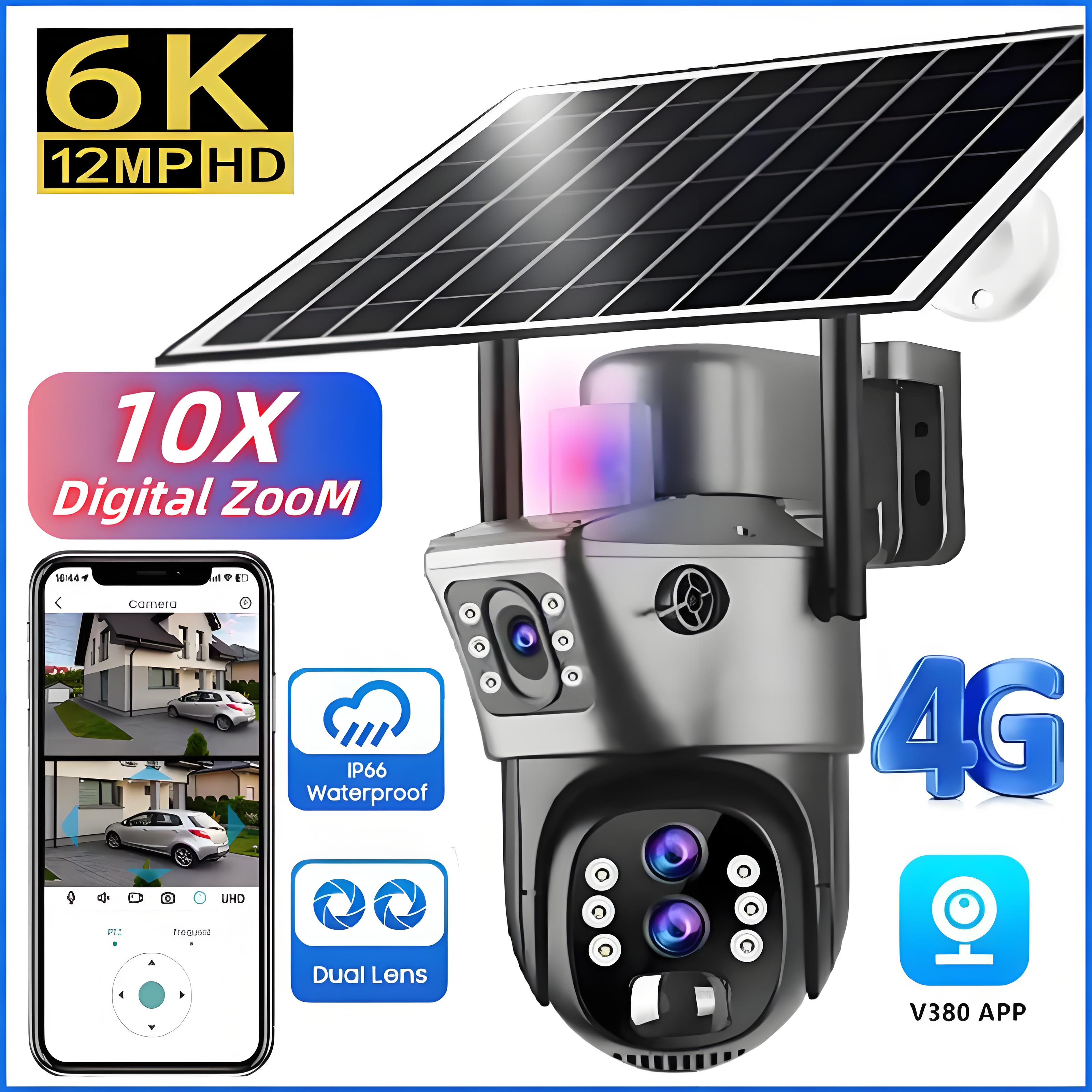 10x Zoom 4G SIM Solar Camera O - Outdoor Sport Camera ulasan dan harga