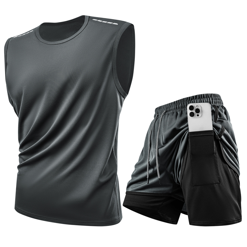 Tank Top Sets Reflective Sport - Outdoor Sport Is ulasan dan harga