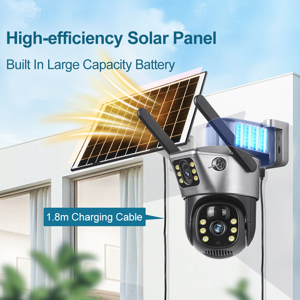 4G / WiFi Solar Camera Dual Le - Outdoor Sport Camera ulasan dan harga