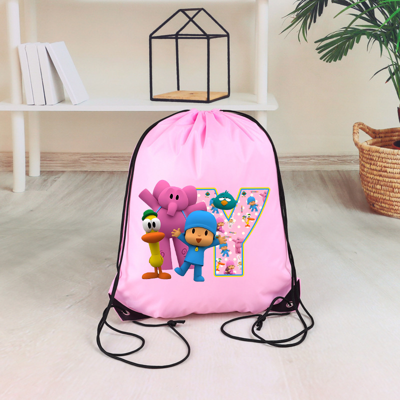 Cute Letter A-Z Pocoyos Drawst - Outdoor Sport Day ulasan dan harga