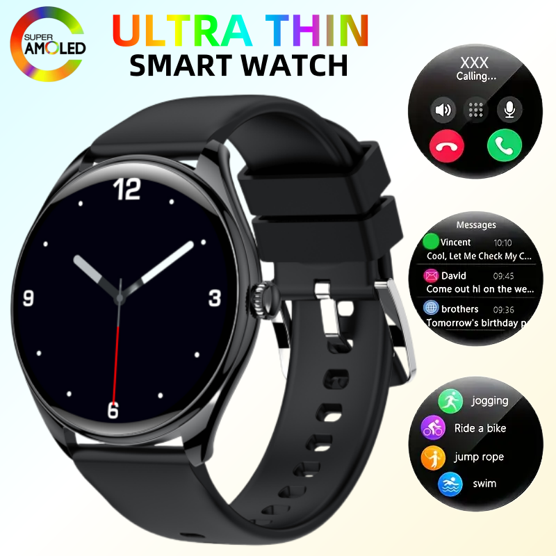 MT55 Smart Watch 1.43 Inch Amo - Outdoor Sport Day ulasan dan harga