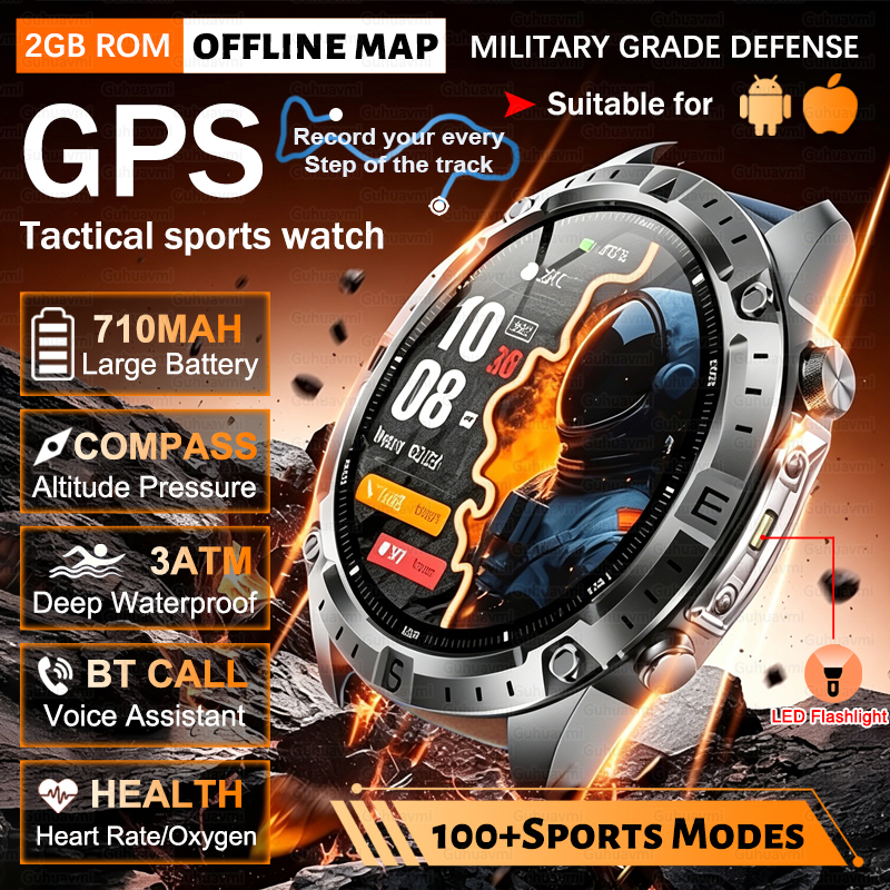 2026 Tactical GPS Smart Watch  - Definition Of Outdoor Sport ulasan dan harga
