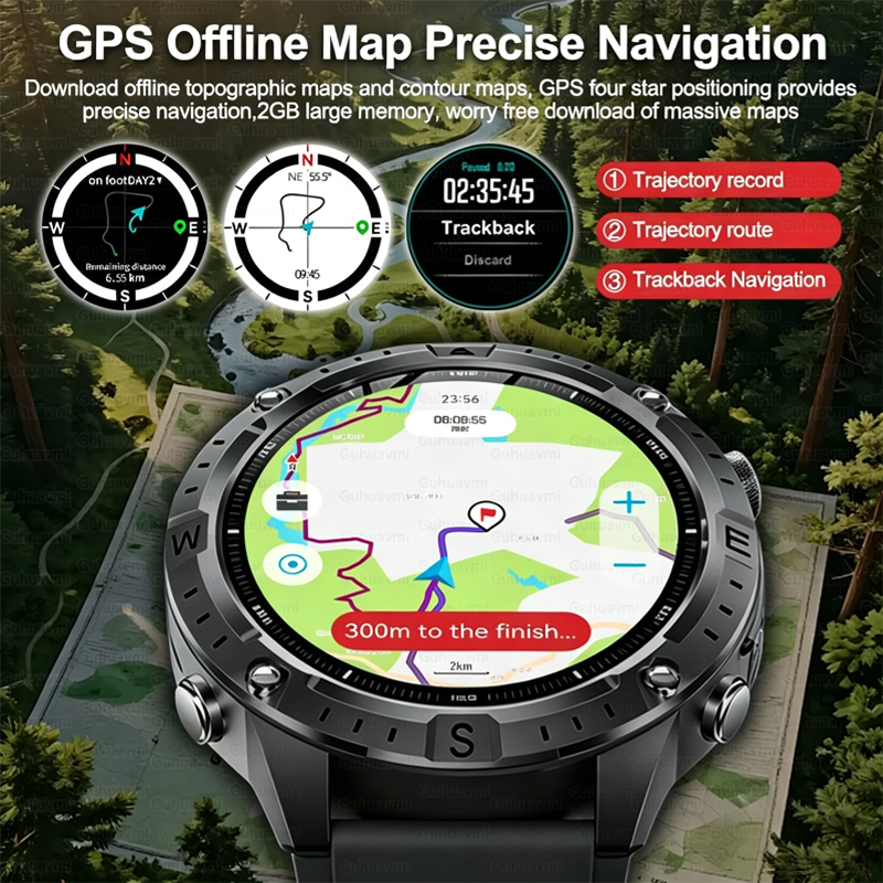 2026 Tactical GPS Smart Watch  - Definition Of Outdoor Sport ulasan dan harga
