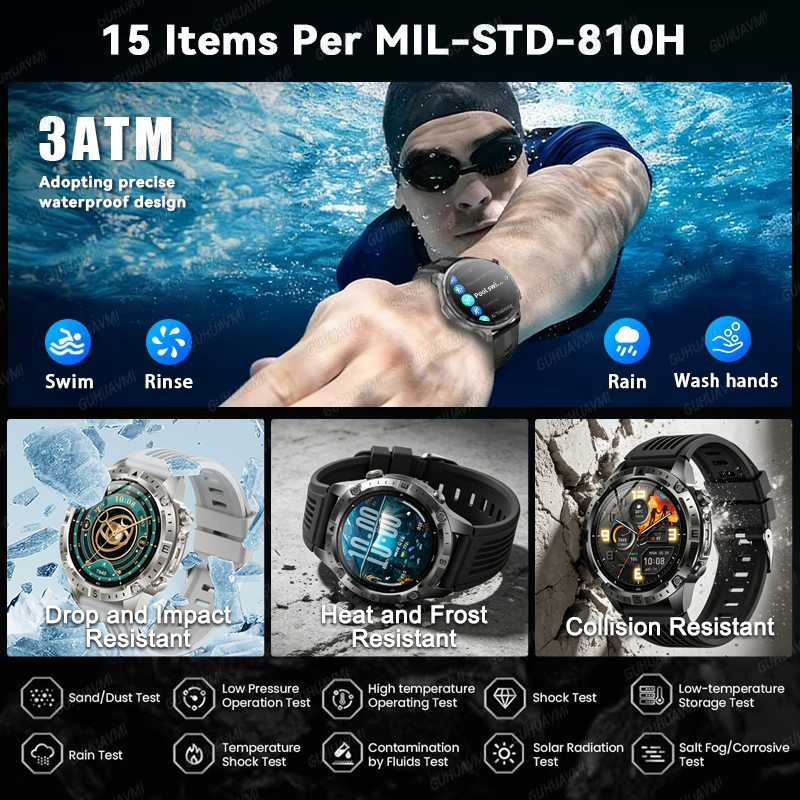 2026 Tactical GPS Smart Watch  - Definition Of Outdoor Sport ulasan dan harga