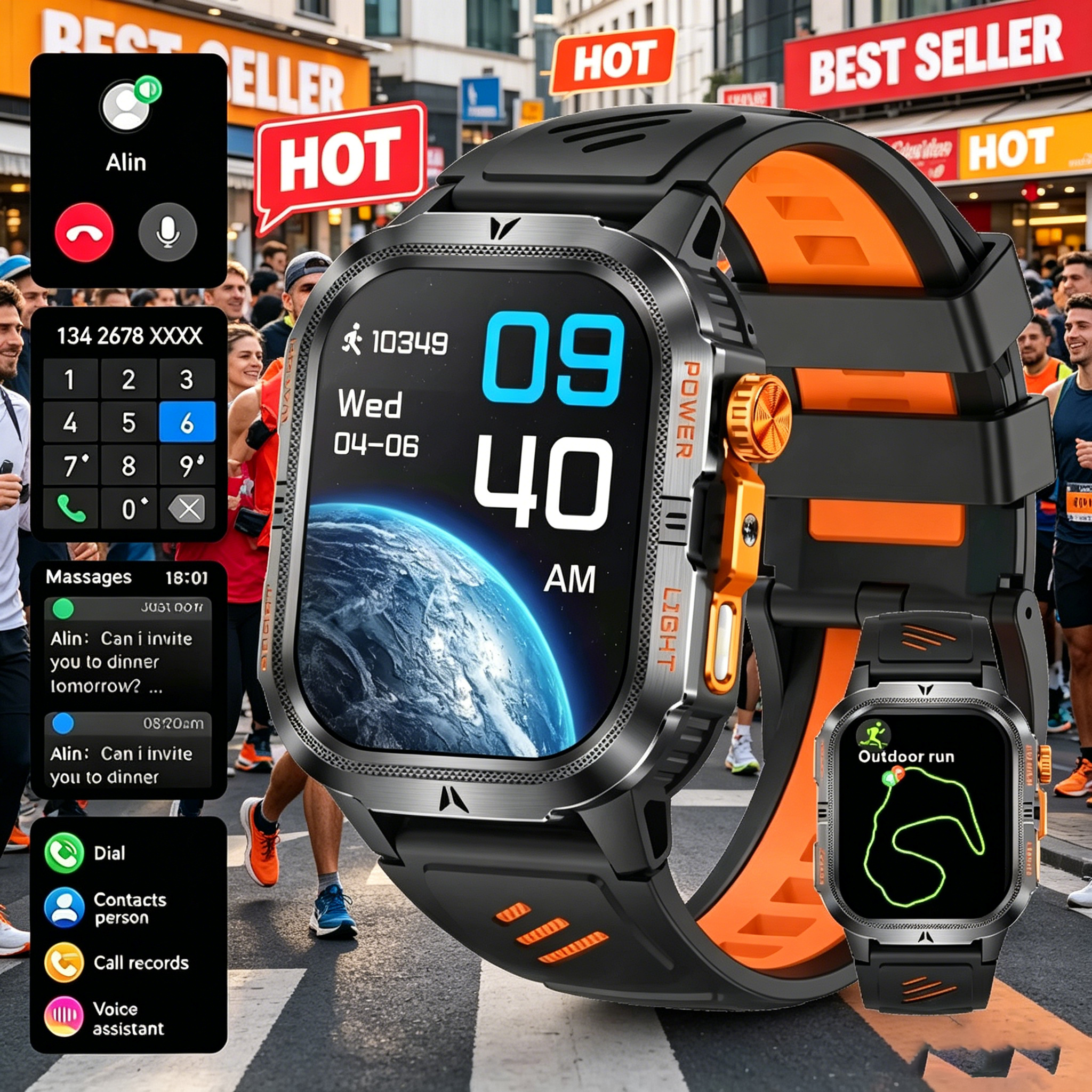 New 1200 mAh Battery Military  - Definition Of Outdoor Sport ulasan dan harga